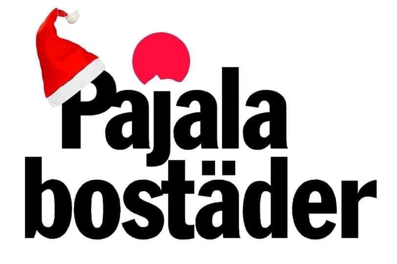 Pajala bostäders logotyp med tomtemössa